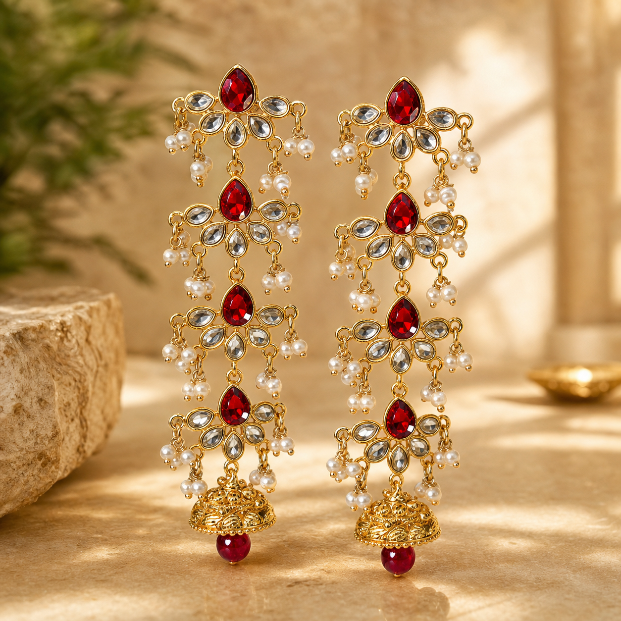 The Jharna Earrings