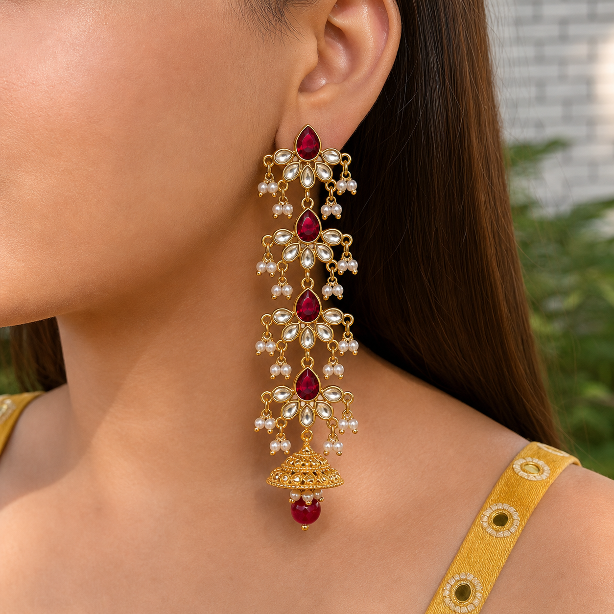 The Jharna Earrings