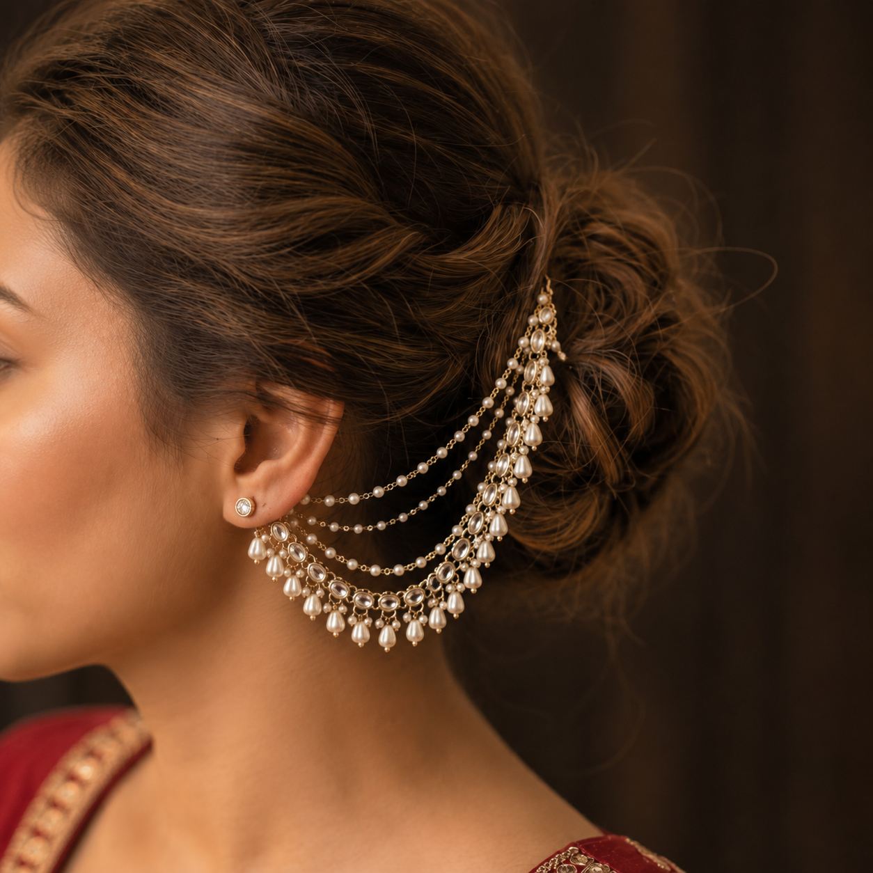 The Grand Sweep Ear Chain