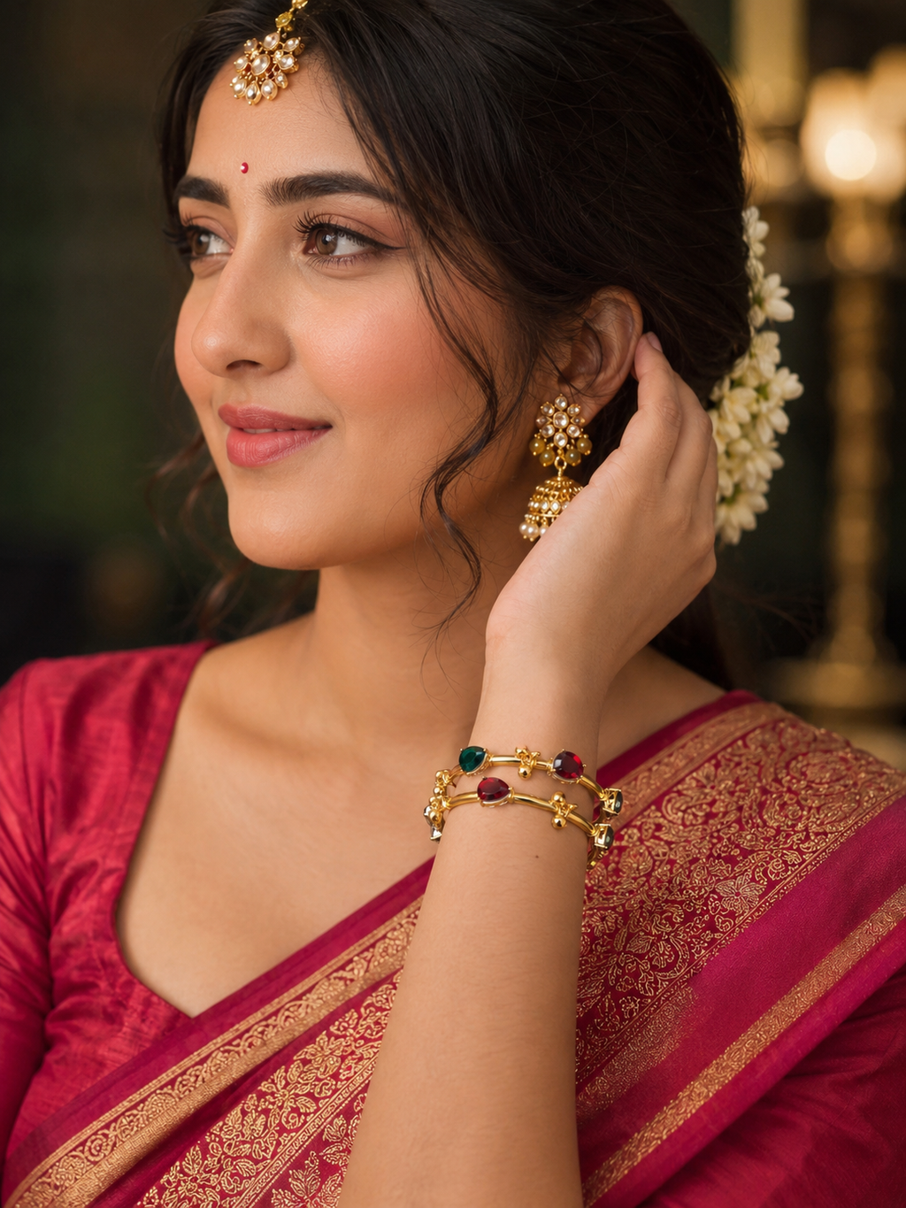 Celestial Sparkle Bangles Pair