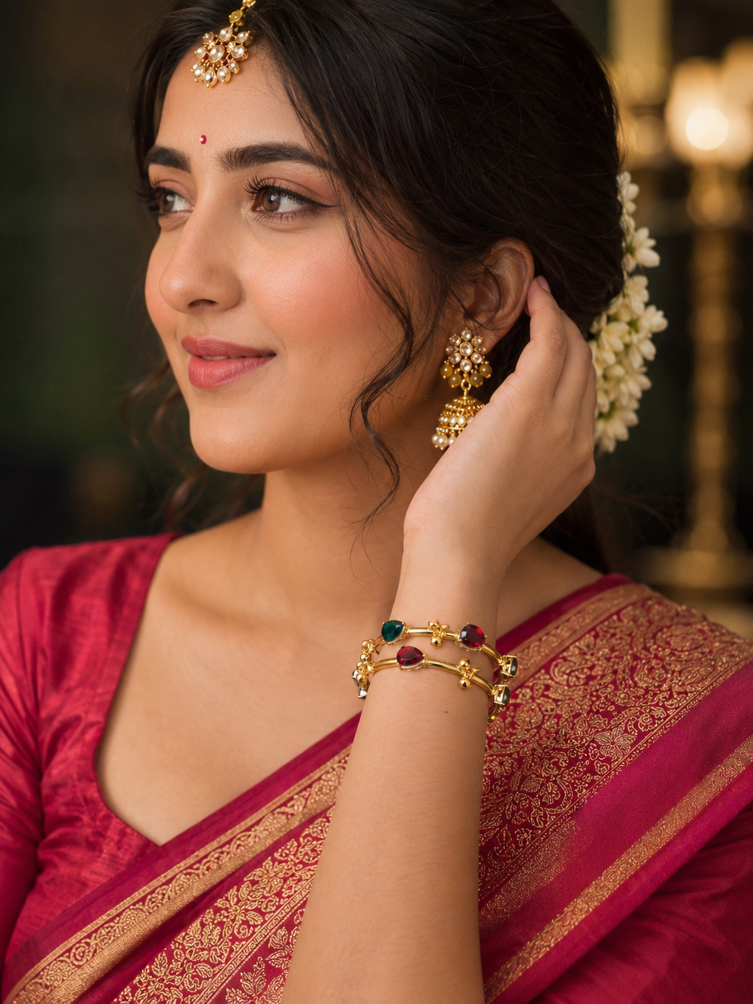 Celestial Sparkle Bangles Pair