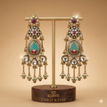 Riyasat Statement Kundan Heirloom Earrings