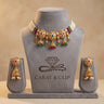 Rang Mahal - Kundan Choker Set with Ruby, Emerald & Jhumka Drops