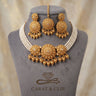 Sone Ki Dastaan Antique - Gold Pearl Choker with Chandbalis & Maang Tikka