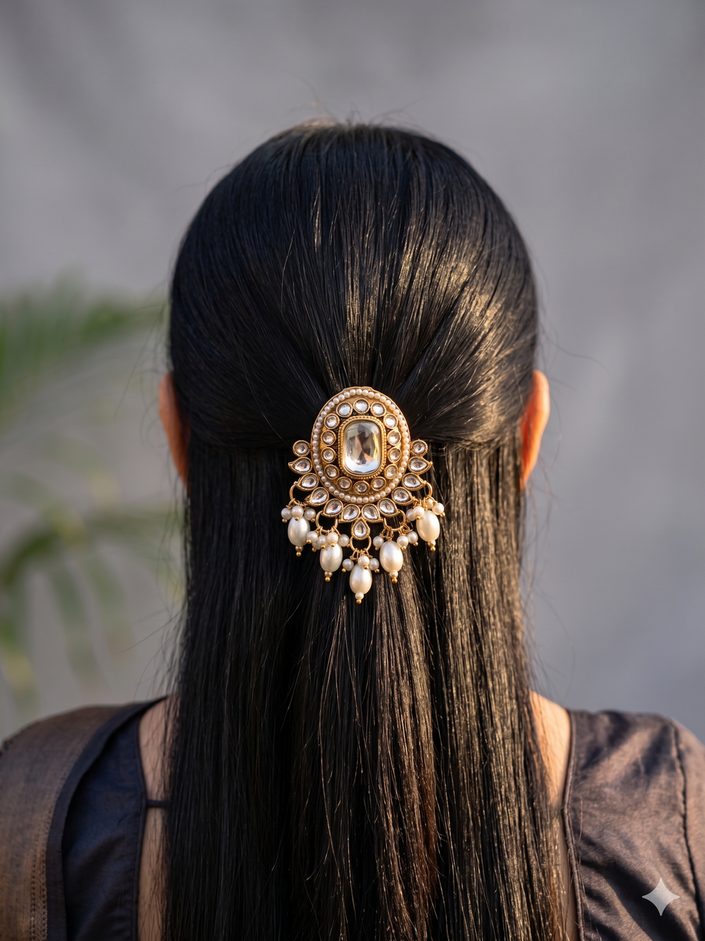 Kundan Polki Choti Pins