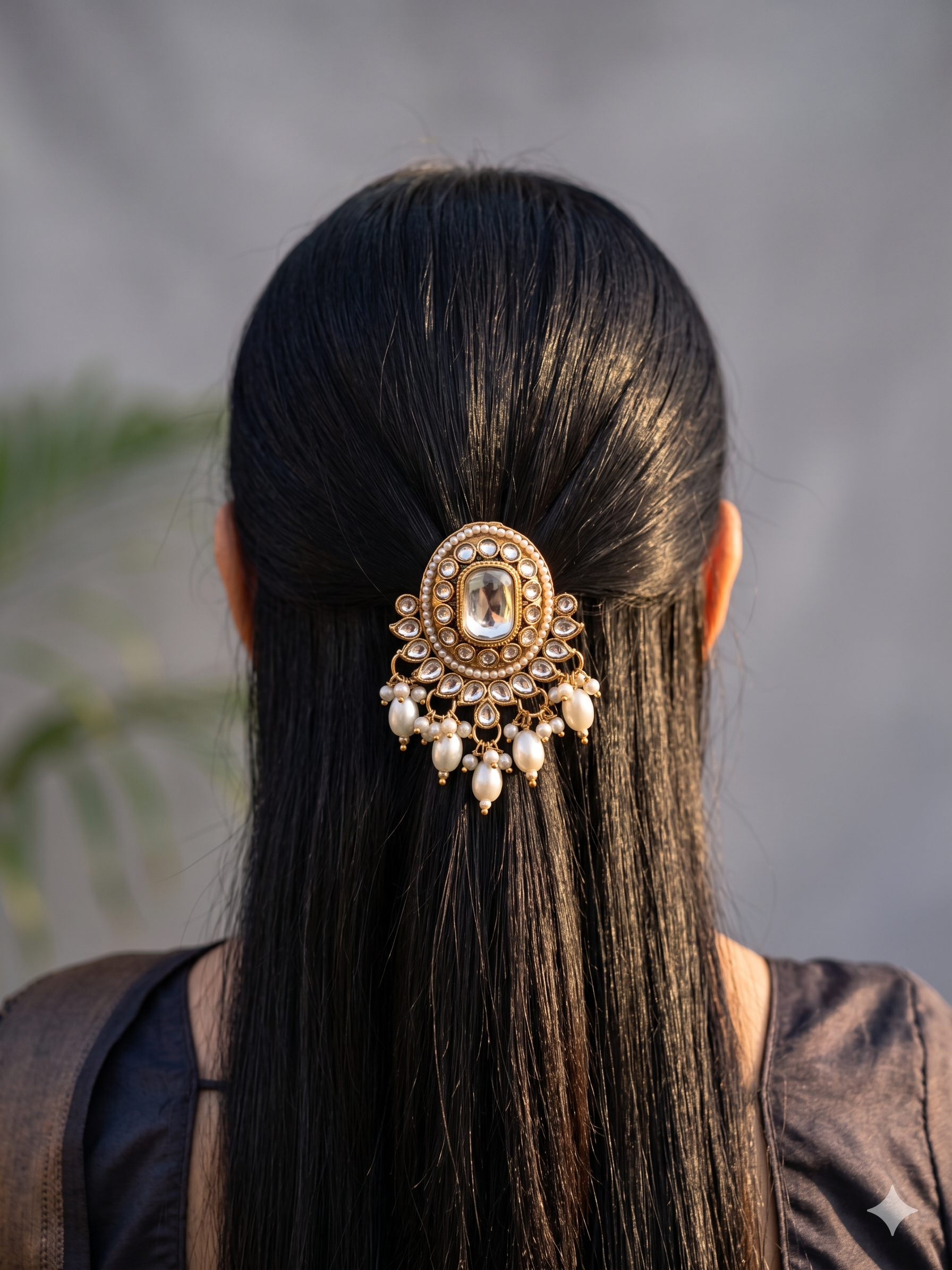 Kundan Polki Choti Pins
