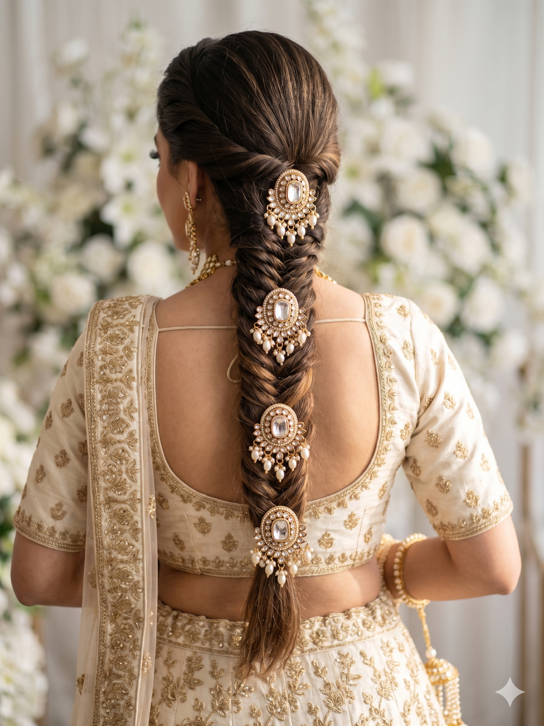Kundan Polki Choti Pins