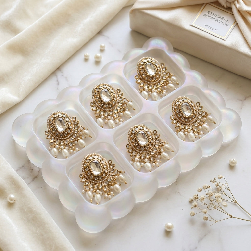 Kundan Polki Choti Pins