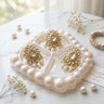 Kundan Polki Braid Pins