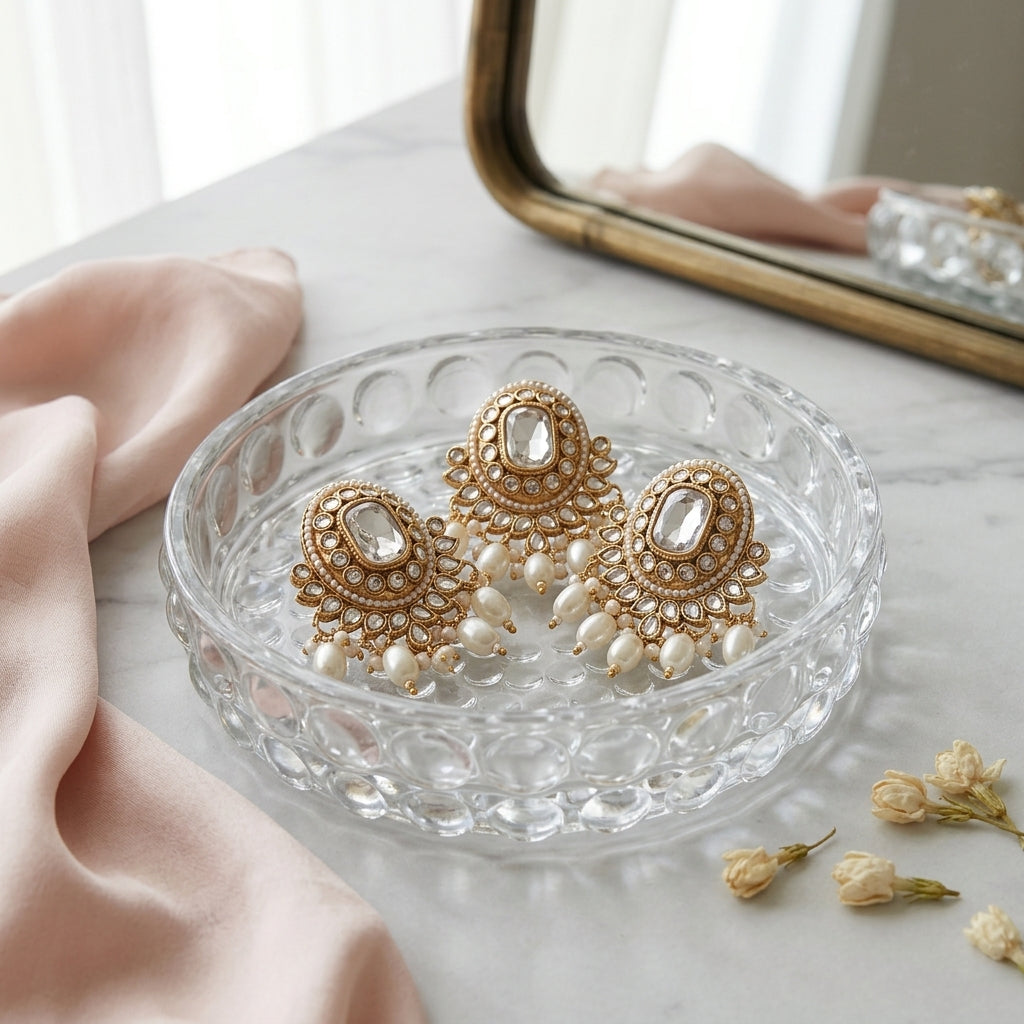Kundan Polki Choti Pins