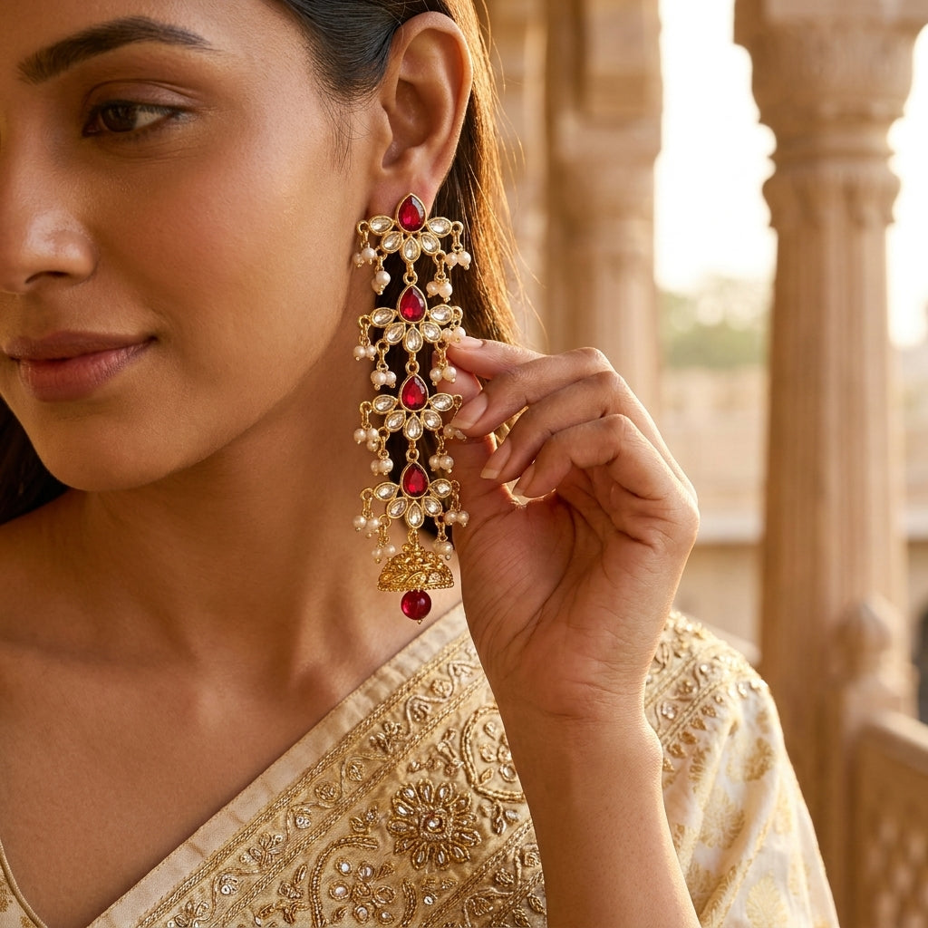 The Jharna Earrings