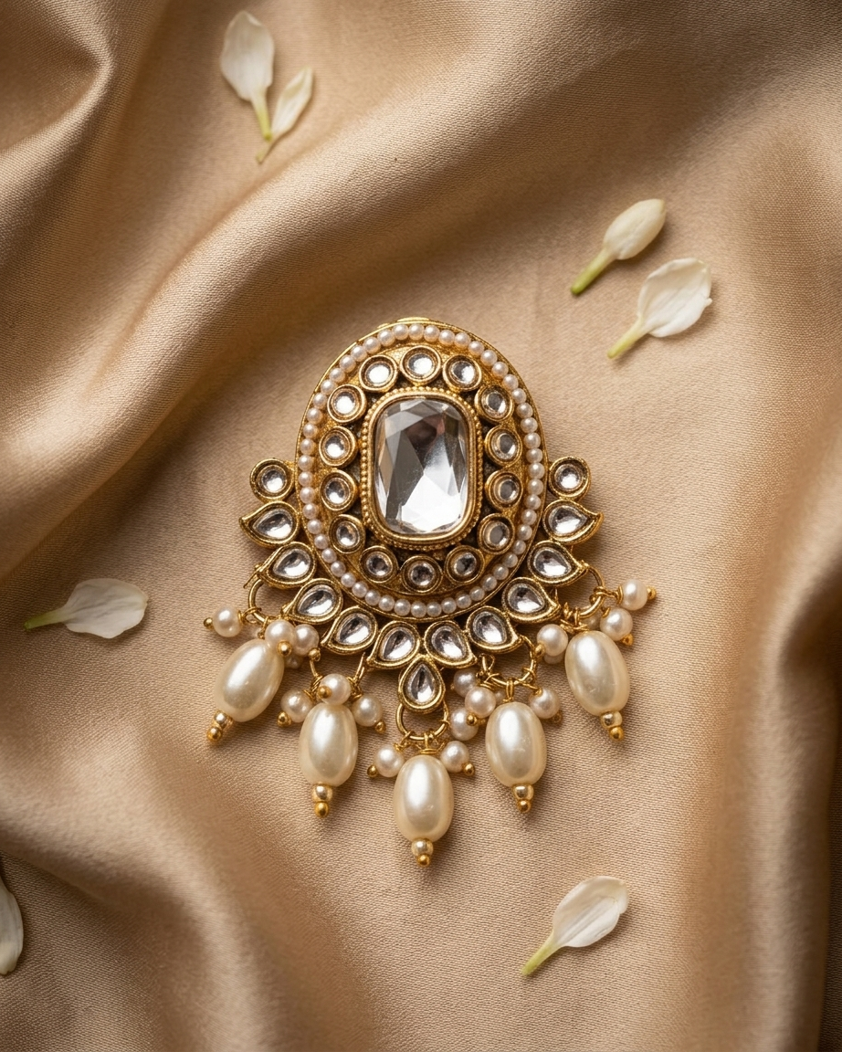 Kundan Polki Choti Pins